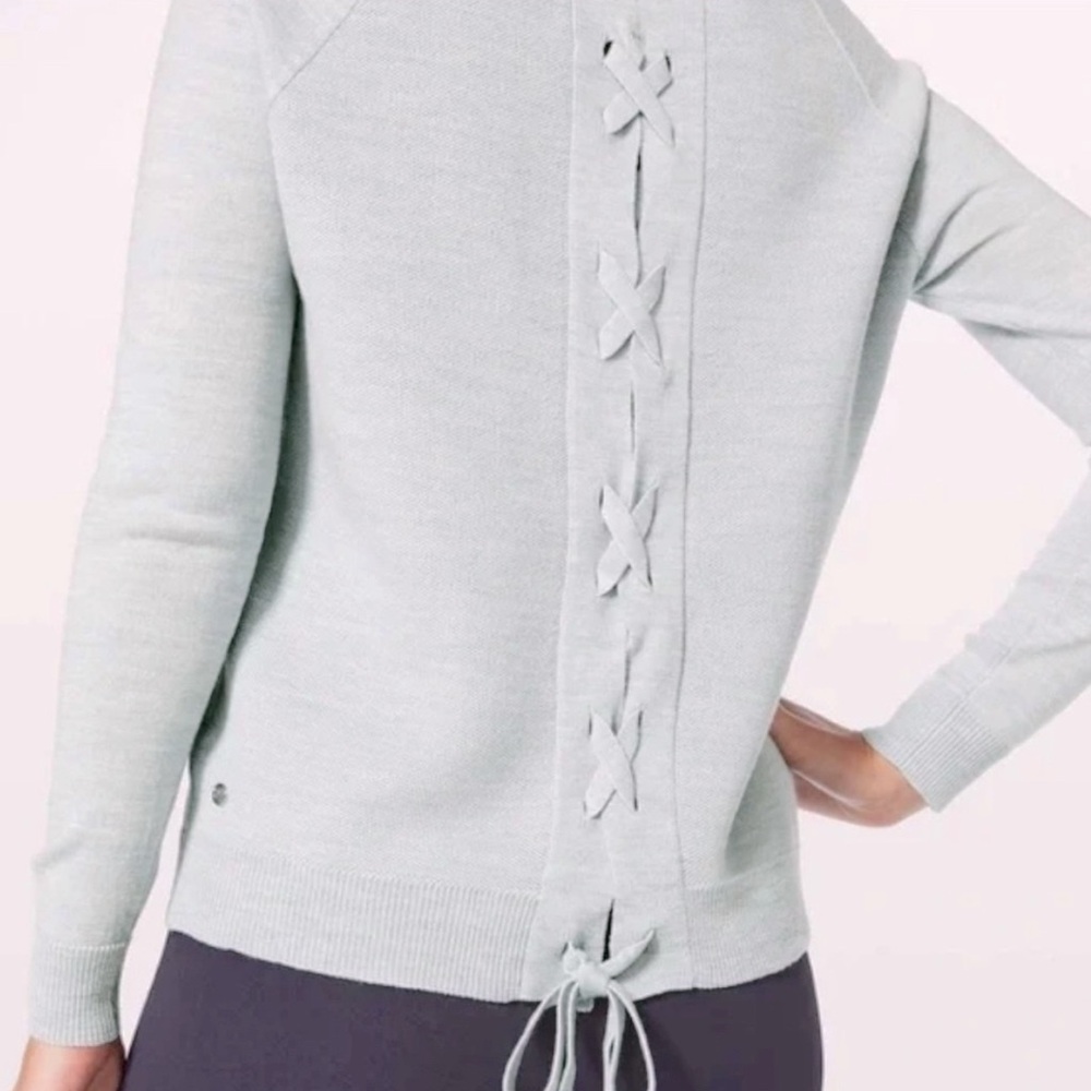 Lululemon Tied To You Sweater Athletic Top